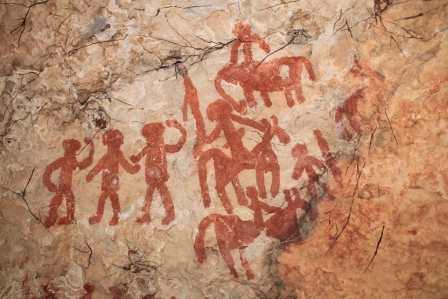 गायमुख येथील 30 हजार वर्षे जुनि रॉक पेंटिंग, अमरावती