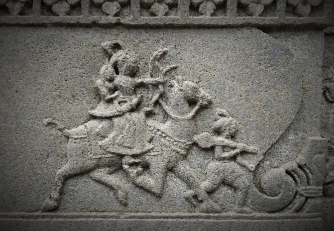 ढोला मारू शिल्प, विठ्ठल मंदिर पळशी