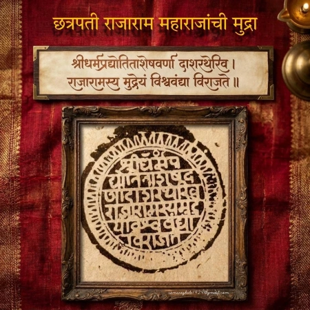 मराठेशाहीतील शिक्का व मोर्तब भाग १७
